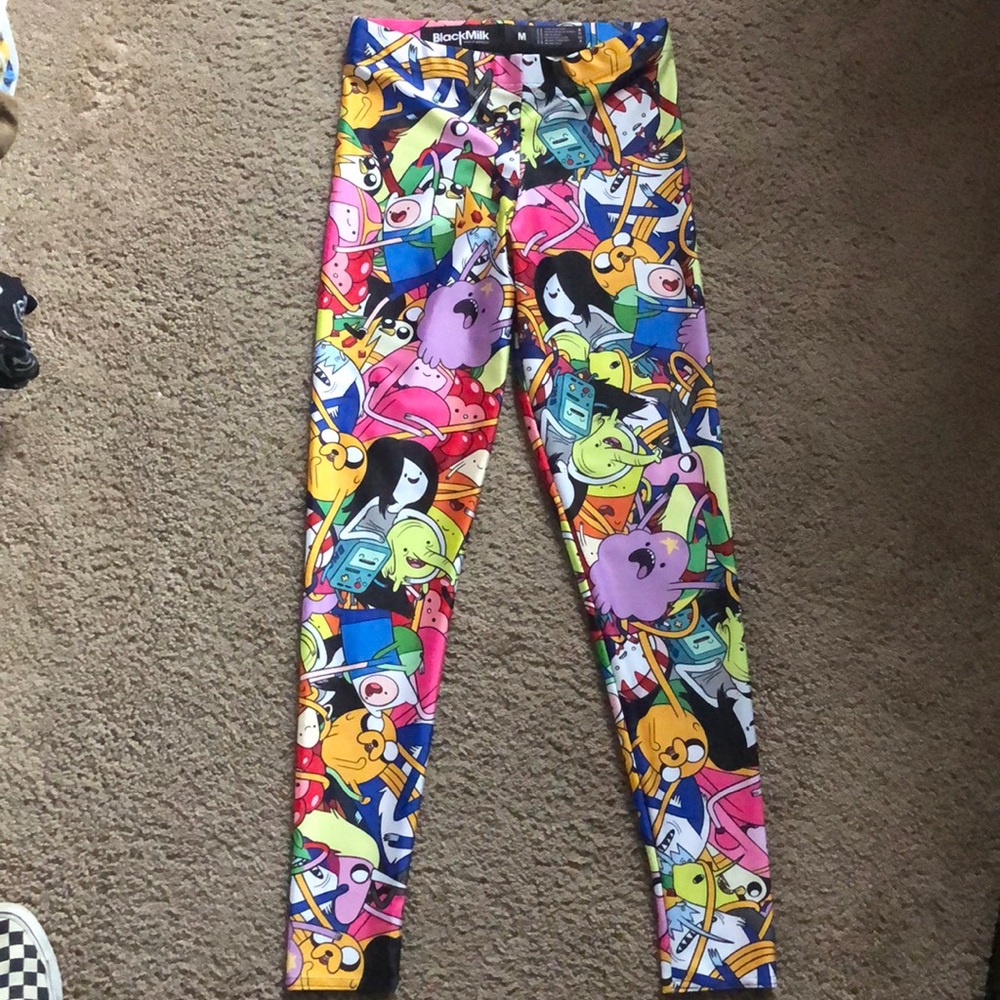 Blackmilk leggings Adventure Time size Medium